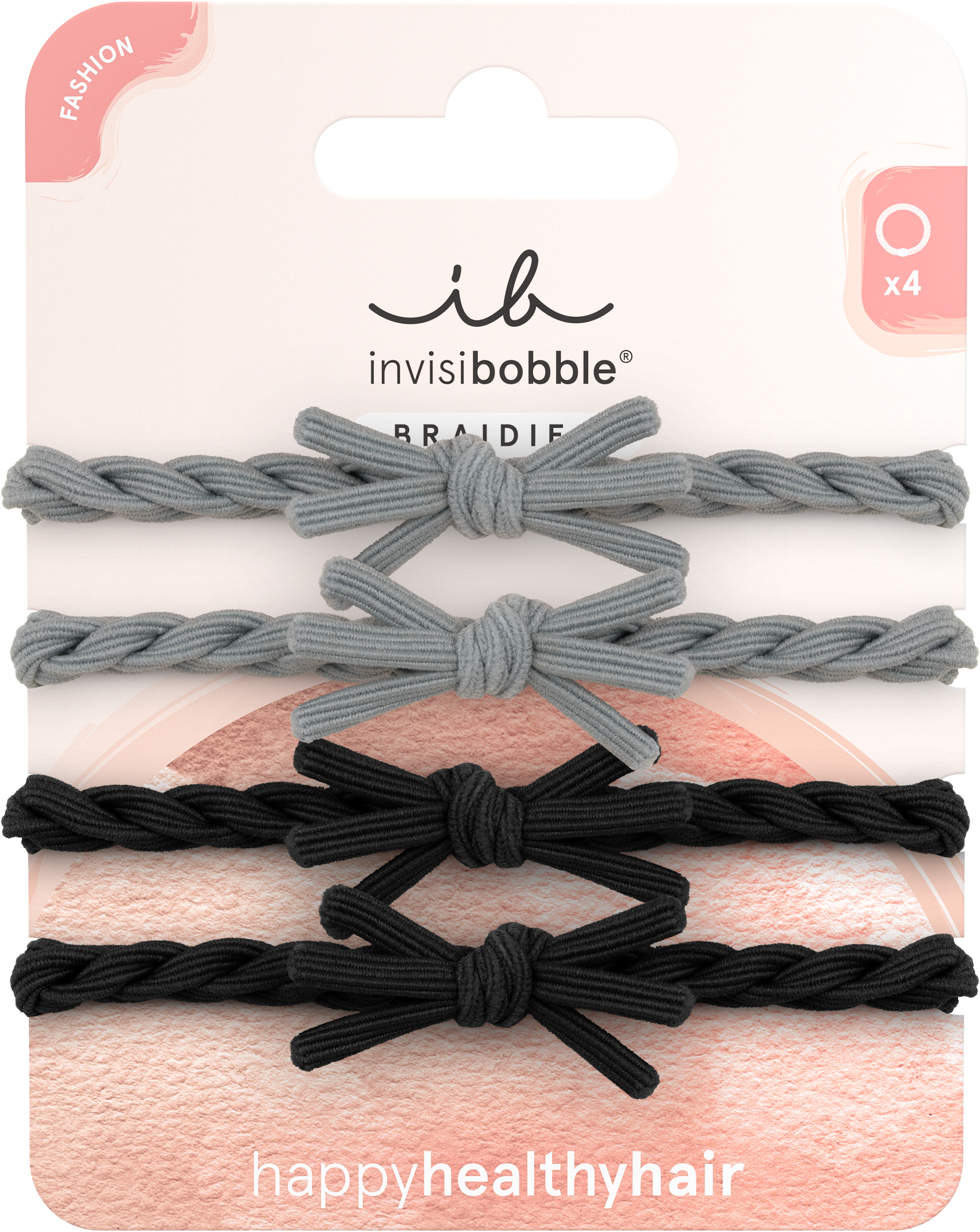invisibobble - Braidies Neutral Nights 4 Stück